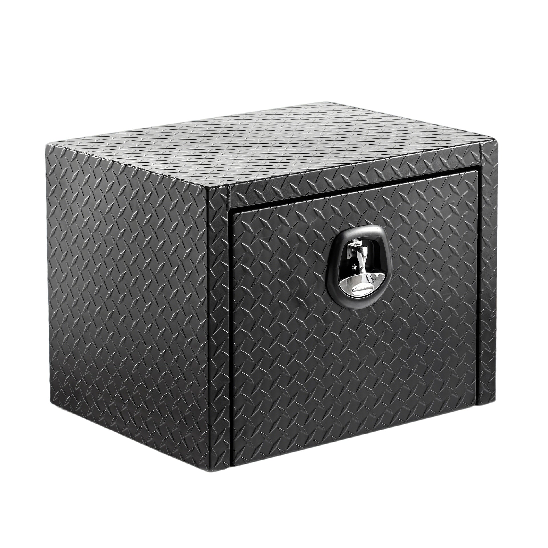 24 inch aluminum underbody truck tool box heavy duty underbed toolbox tool storage organizer chest  waterproof  diamond thread plate  ideal for pickup truck ATV RV trailer
