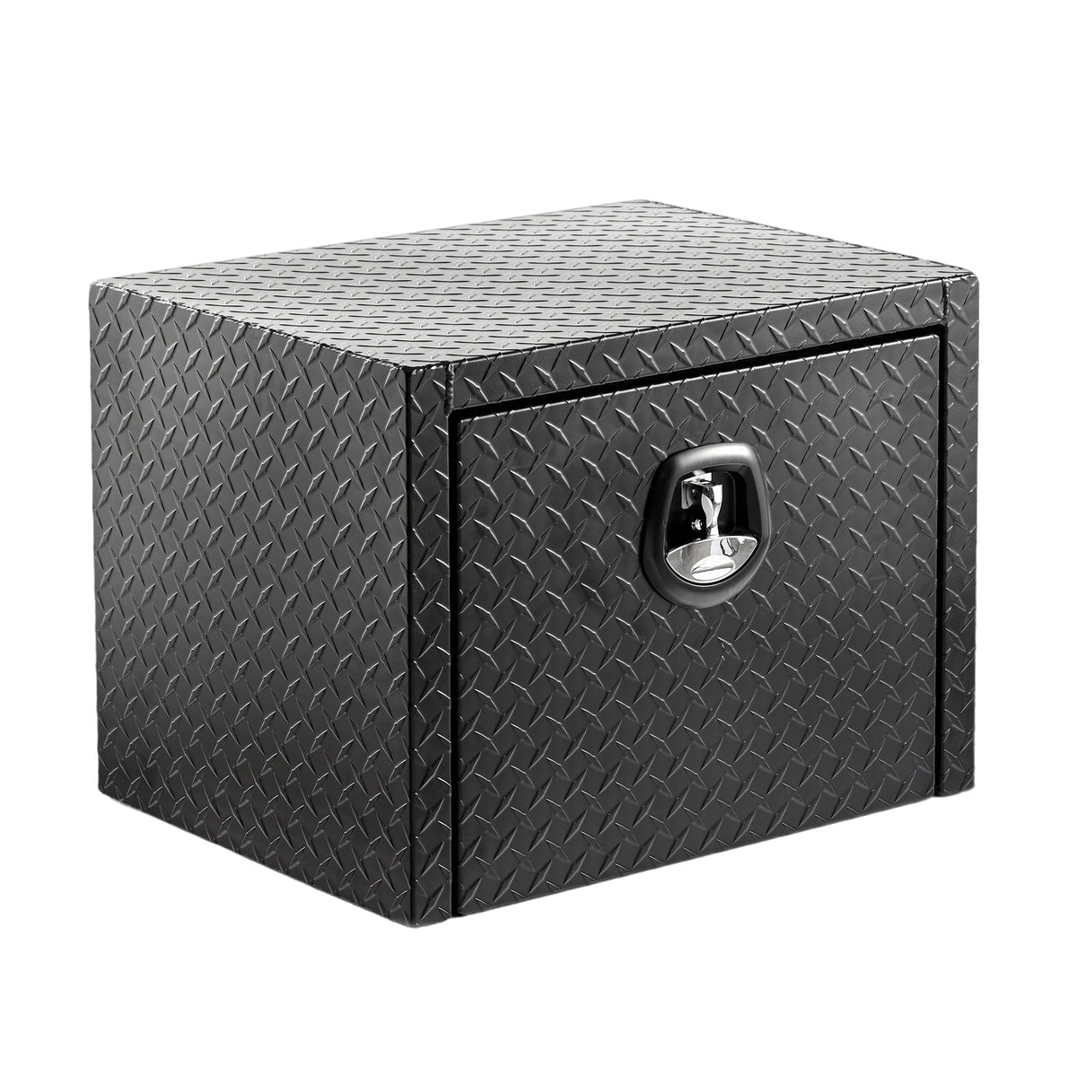 24 inch aluminum underbody truck tool box heavy duty underbed toolbox tool storage organizer chest  waterproof  diamond thread plate  ideal for pickup truck ATV RV trailer