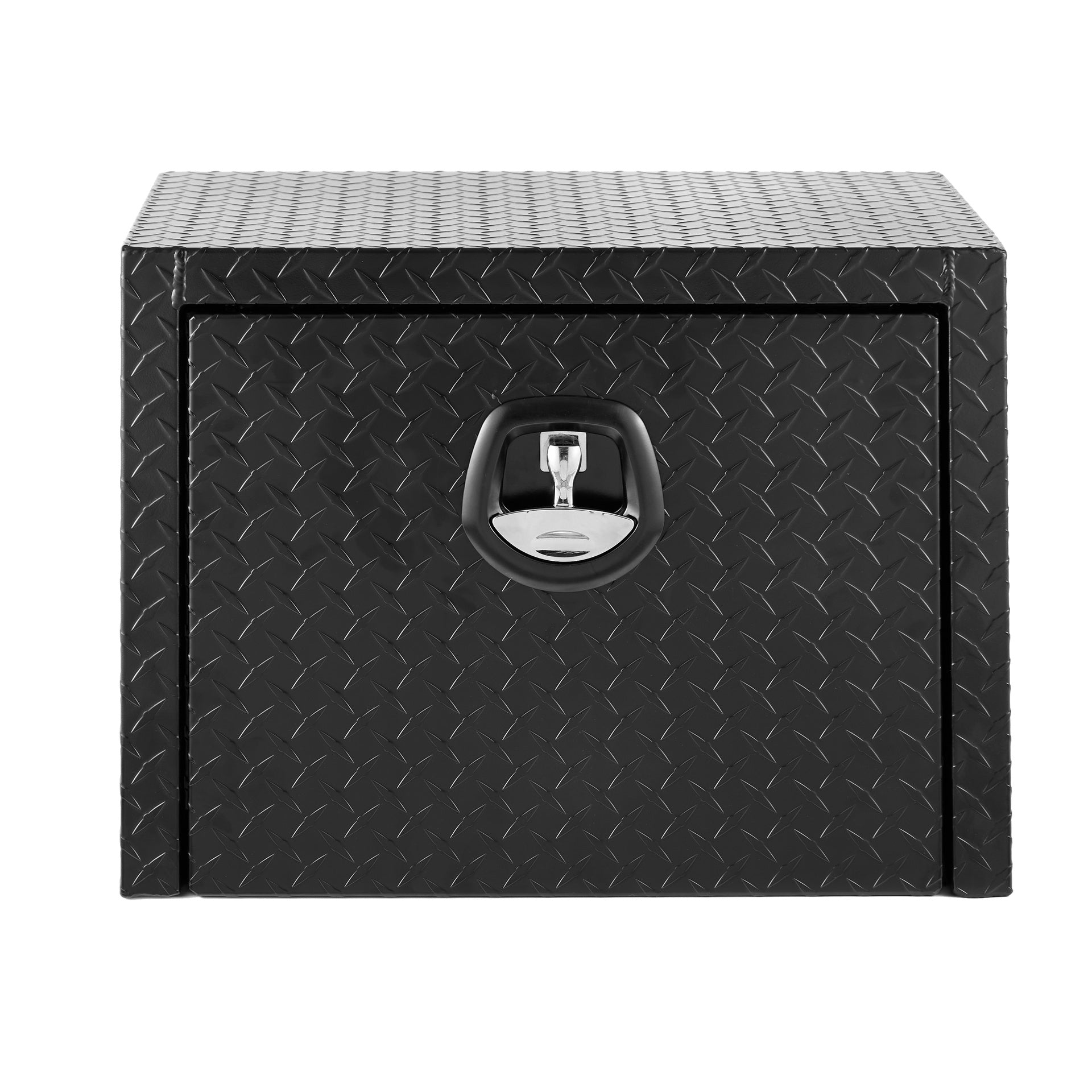 24 inch aluminum underbody truck tool box heavy duty underbed toolbox tool storage organizer chest  waterproof  diamond thread plate  ideal for pickup truck ATV RV trailer