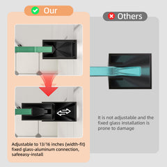 Pivot shower door, with 1/4" tempered glass, 34.75 in. x 72 in. Frameless Neo-Angle Pivot Shower Enclosure in Matte Black