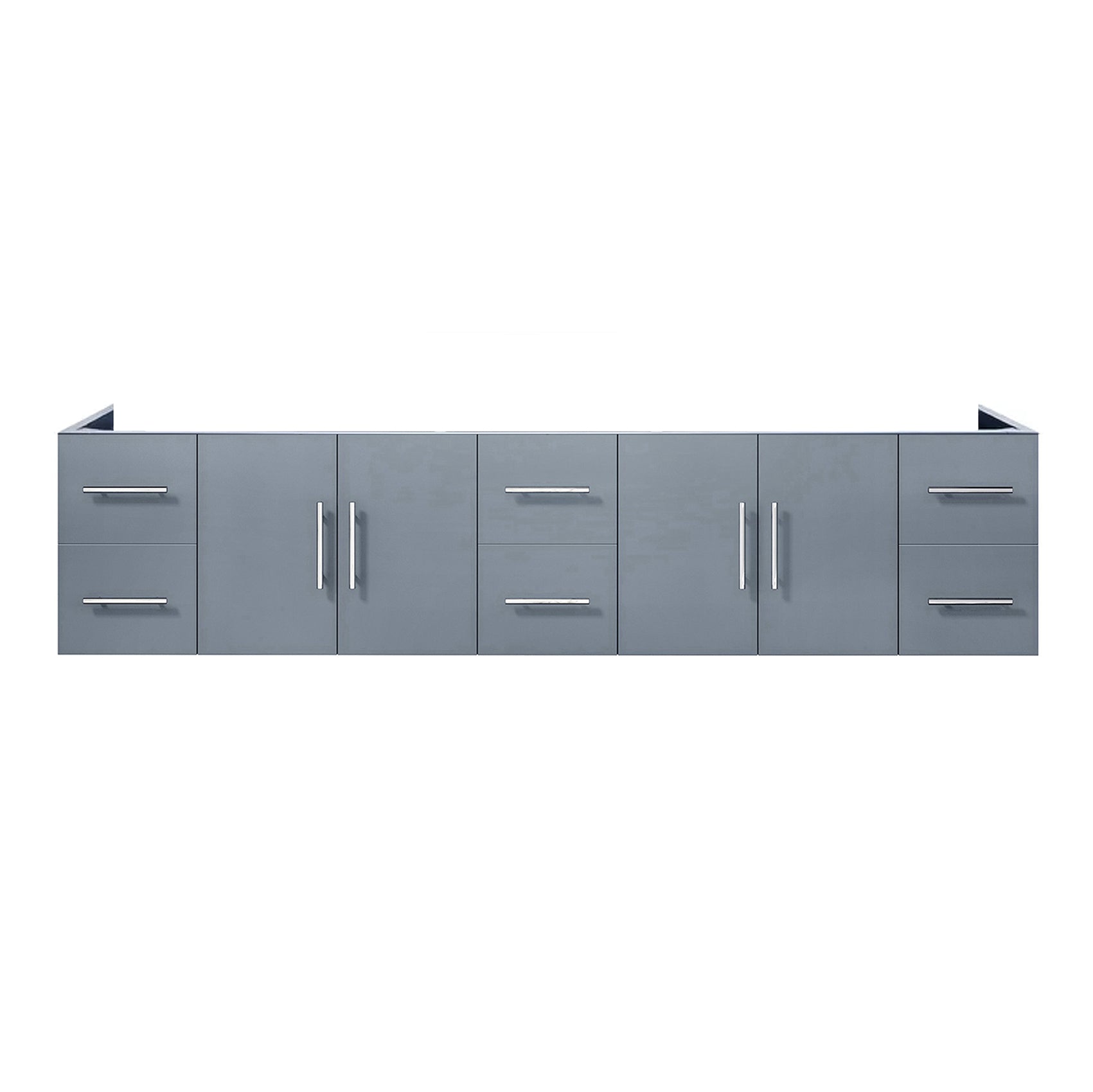 Dark Grey Double Bath Vanity 84 in. W x 22 in. D