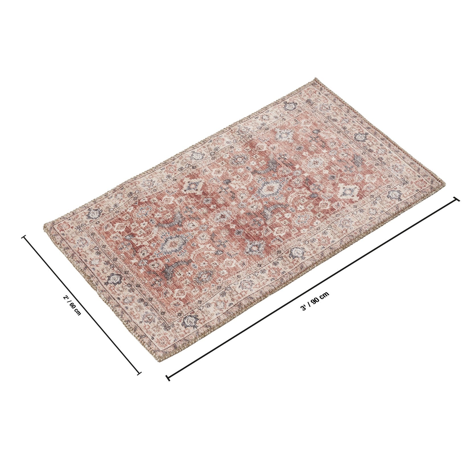 Majestic GC_RYL1005 Red 2 ft. x 3 ft. Area Rug