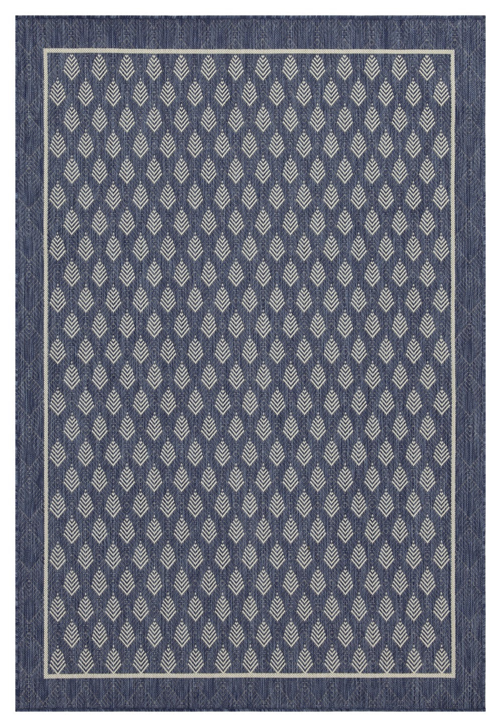 Sunshine GC_HAR2007 Blue 2 ft. 7 in. x 7 ft. 3 in. Indoor/Outdoor Area Rug