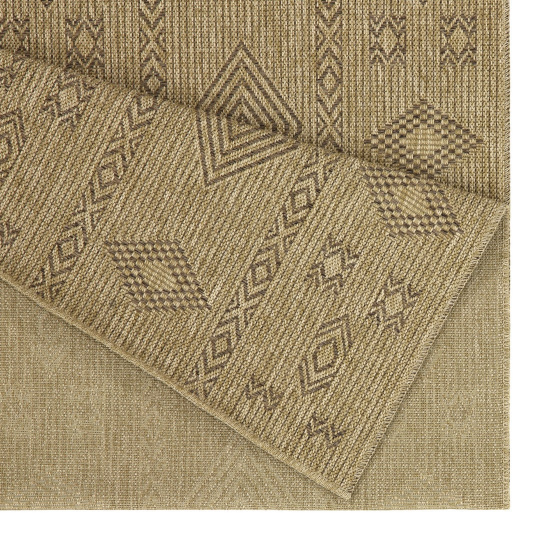 Earth GC_NTL1002 Jute/Mocha 2 ft. 7 in. x 7 ft. 3 in. Indoor/Outdoor Area Rug