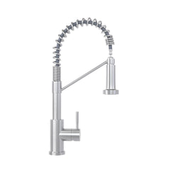 Bothwa Home CUPC Certified 19" Single Handle Kitchen Faucet (Brushed Nickel Finish)