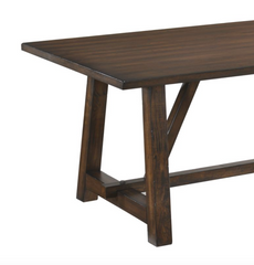 Kaelyn Dark Oak Finish Dining Table