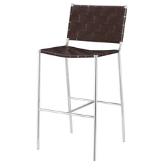 Langton Brown Upholstered Bar Chair