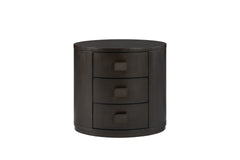 3 Drawer Oval Nightstand