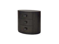 3 Drawer Oval Nightstand
