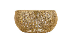 T3502-32 Round Aluminum Coffee Table in Gold  same as B009140726 (CA inventory)
