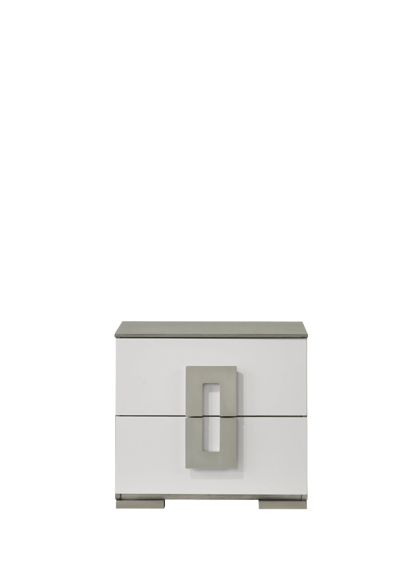 Olivia Contemporary Style 2-Drawer Night stand Made with Wood in White same asG150108652  (NJ inventory)