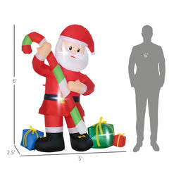6ft Yard Christmas Decor Christmas Inflatables Outdoor Decorationss Decorations