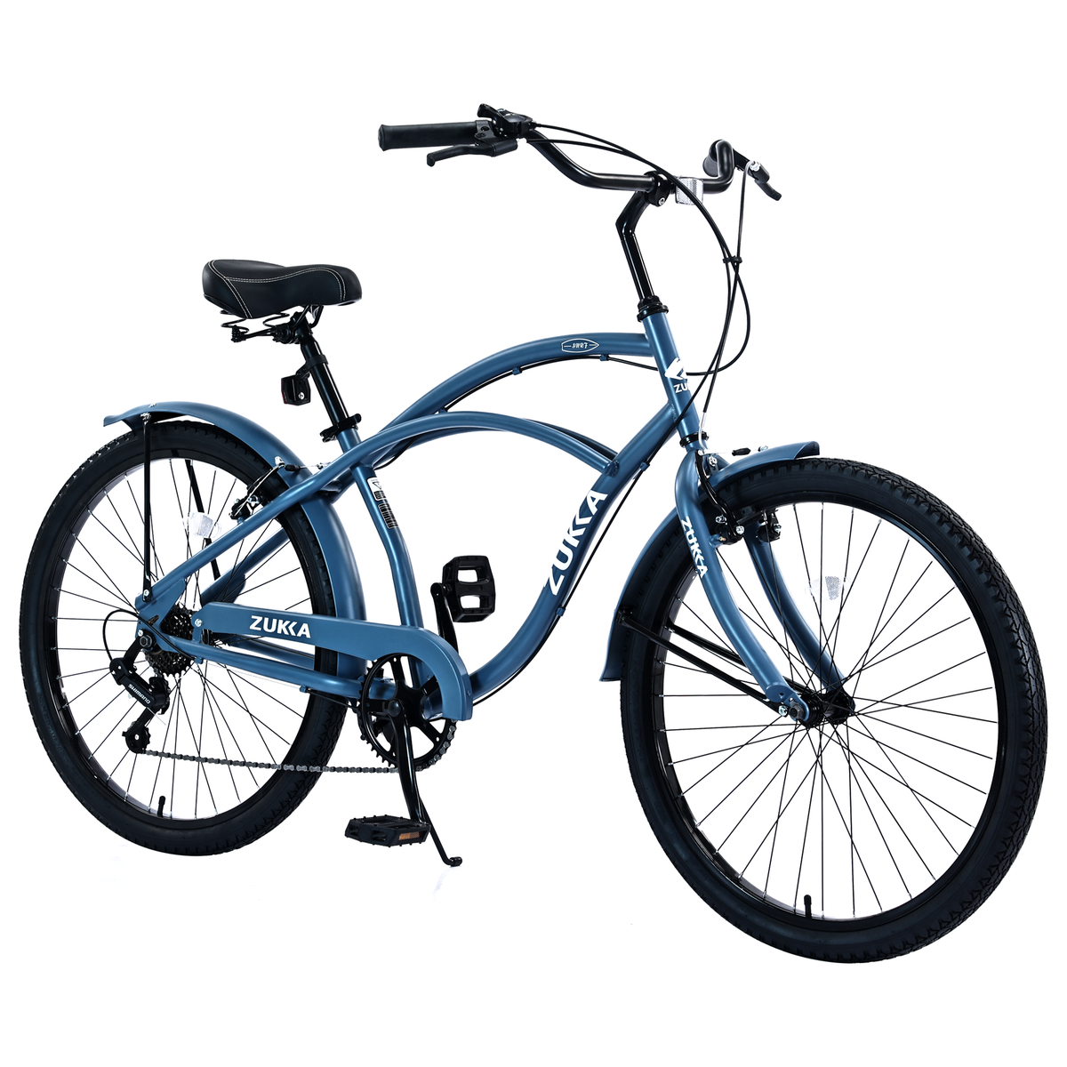 7 Speed Bicycles,  Multiple Colors 26"Inch  Beach Cruiser Bike