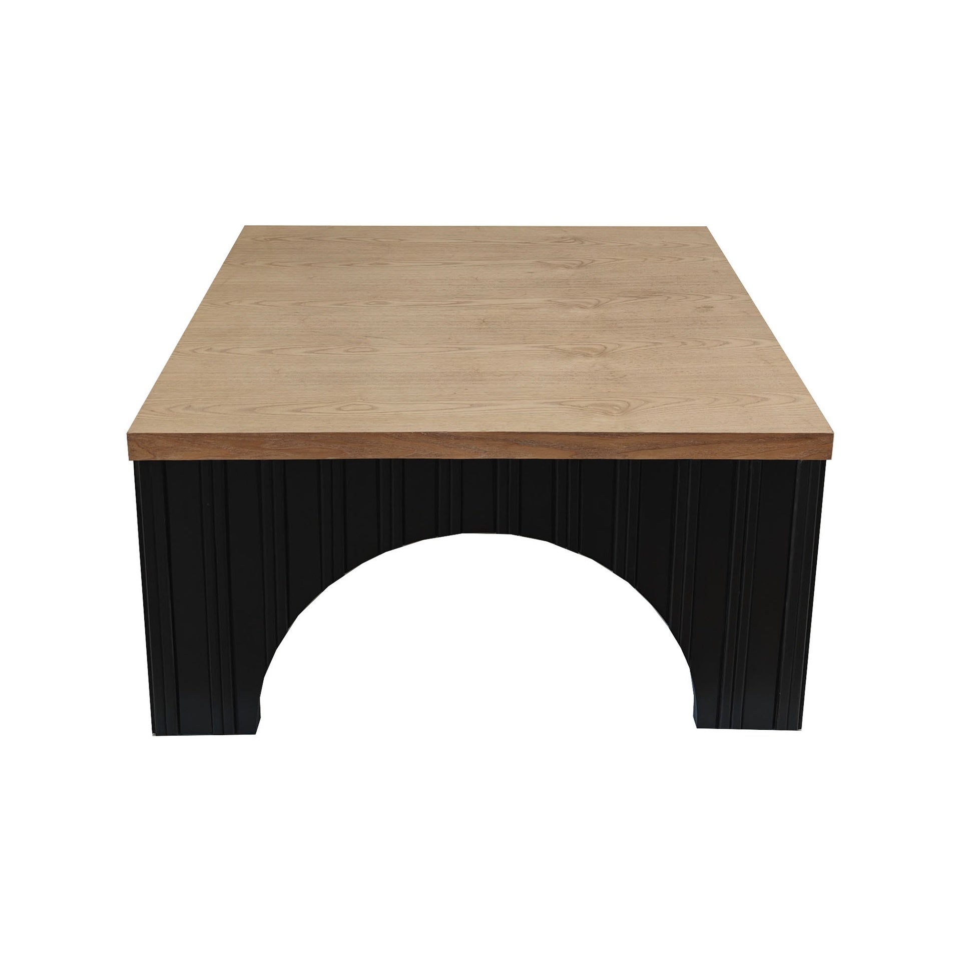 Rustic Square Coffee Table - Modern Farmhouse Style