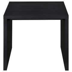 Canyon Black  Square Side End Table