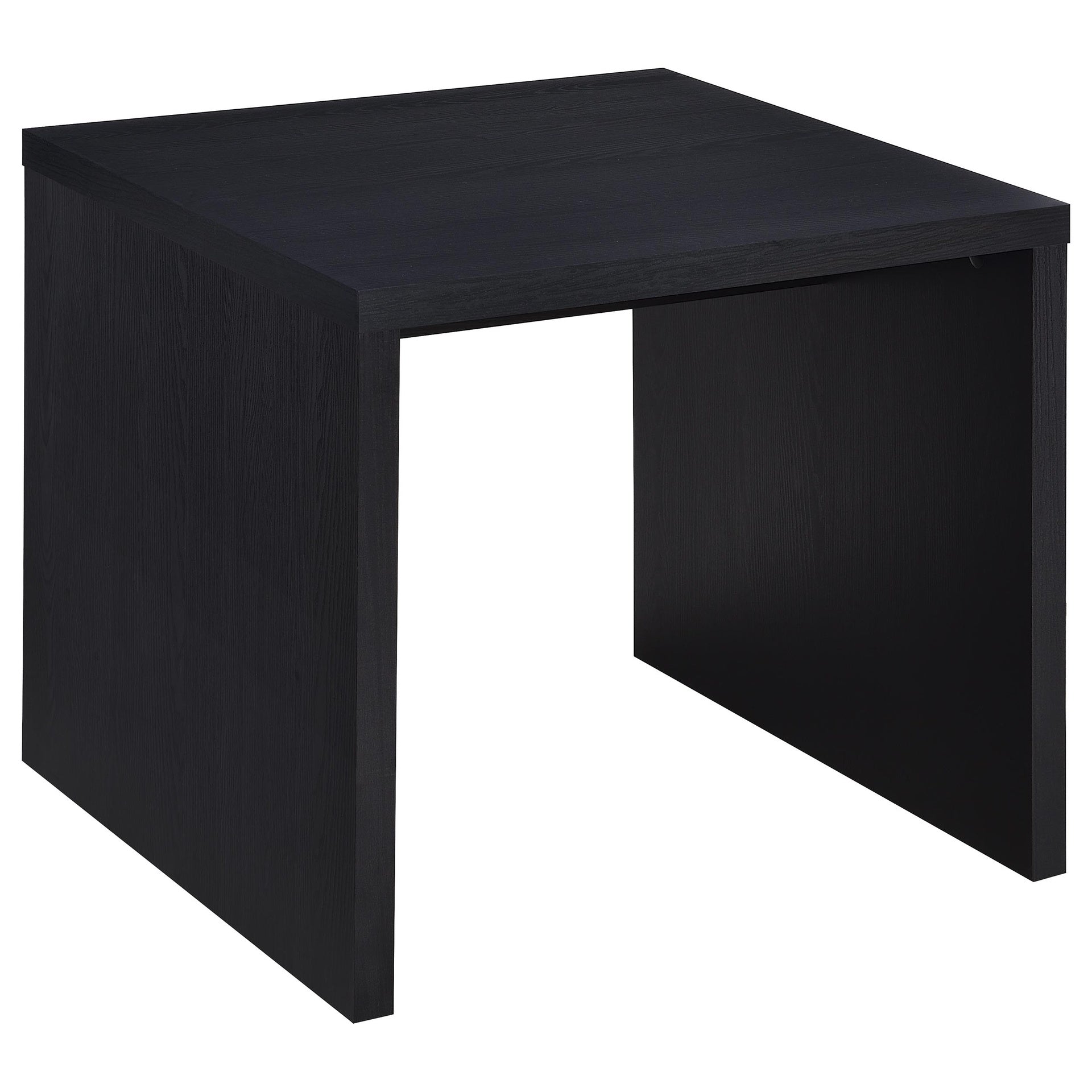 Canyon Black  Square Side End Table