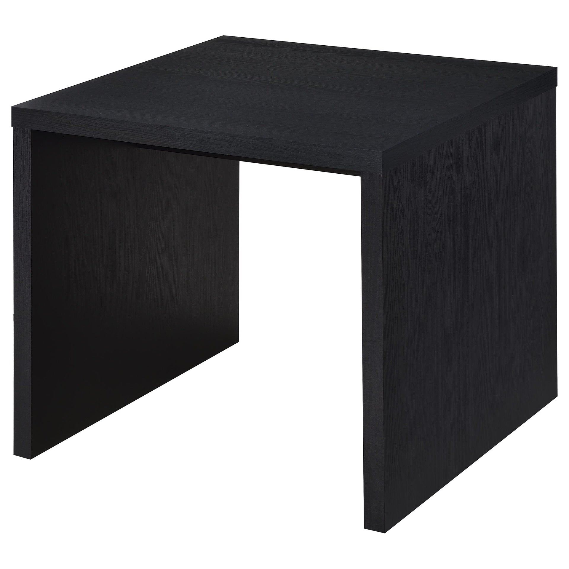 Canyon Black  Square Side End Table