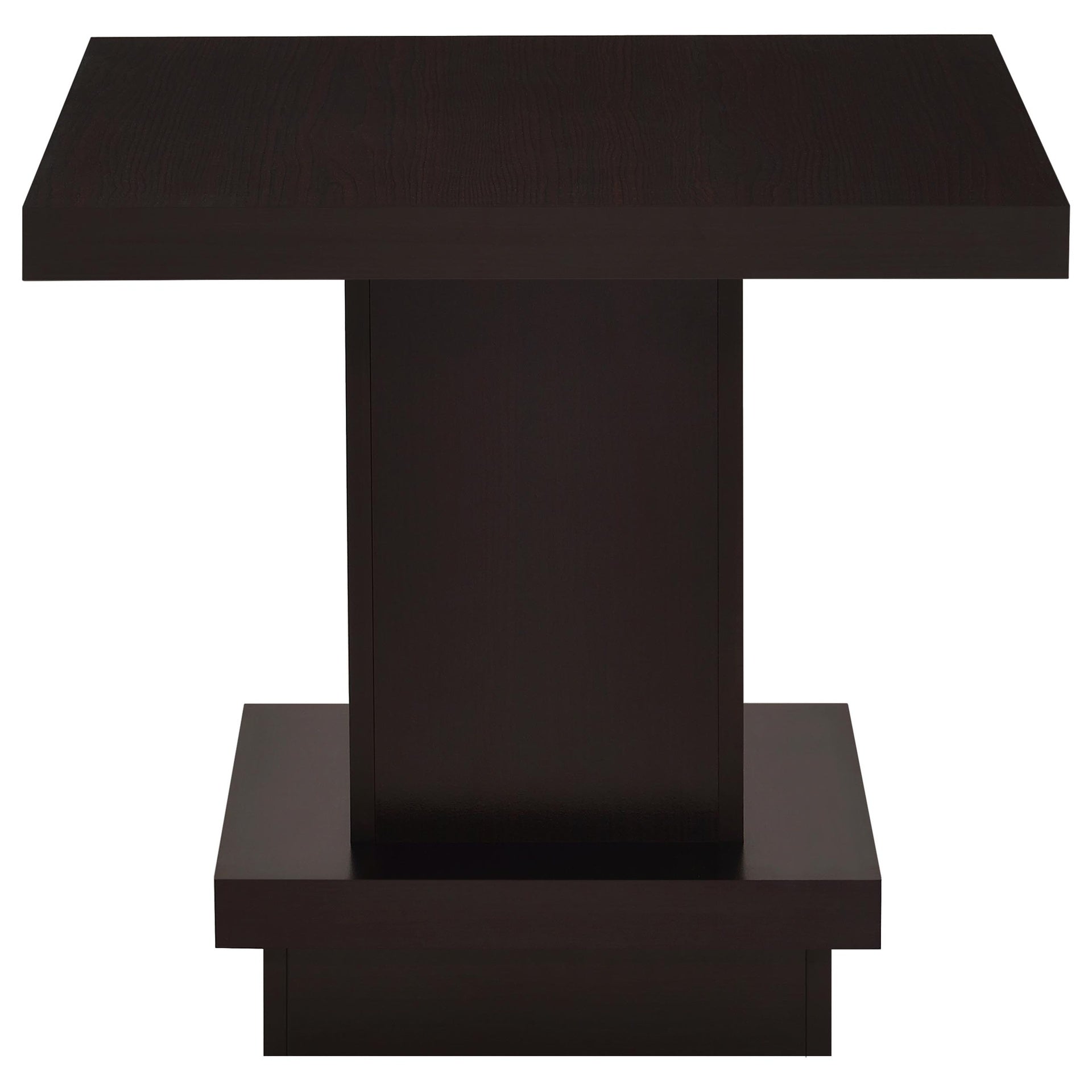 Cappuccino 3-piece Square Coffee and End Table Set