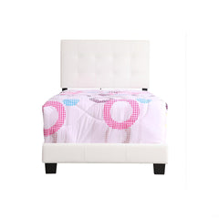 Caldwell G1305-TB-UP Twin Bed , WHITE