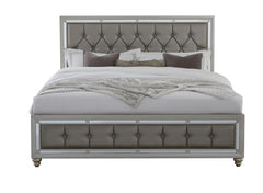 CHLOE GEMSTONE SILVER QUEEN BED