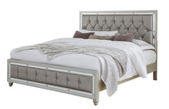 CHLOE GEMSTONE SILVER QUEEN BED
