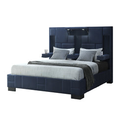 YARIS NAVY BLUE QUEEN BED