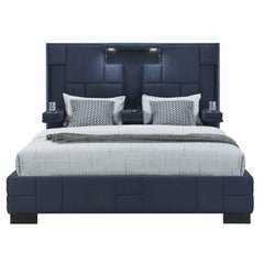 YARIS NAVY BLUE QUEEN BED
