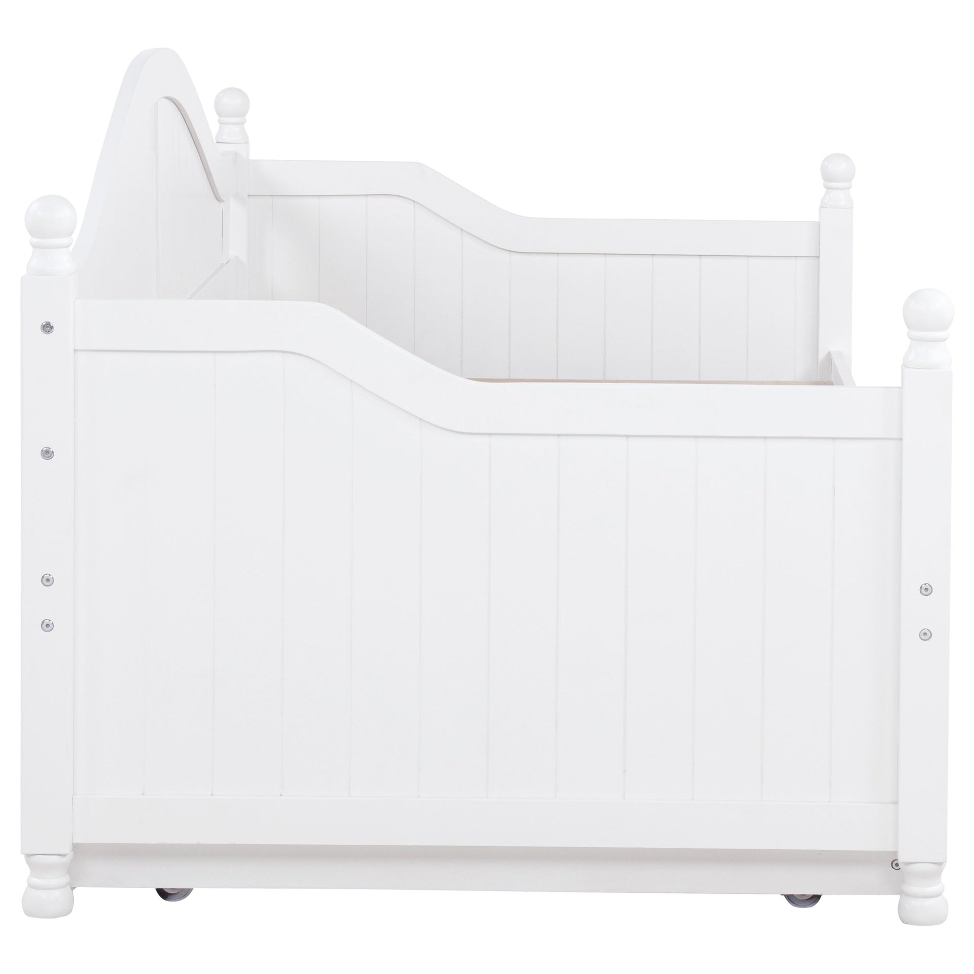 White Twin Daybed with Trundle