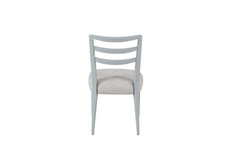 Round Expandable Dining Table with 4 Ladderback Chairs a Glass Door Server and Display Case