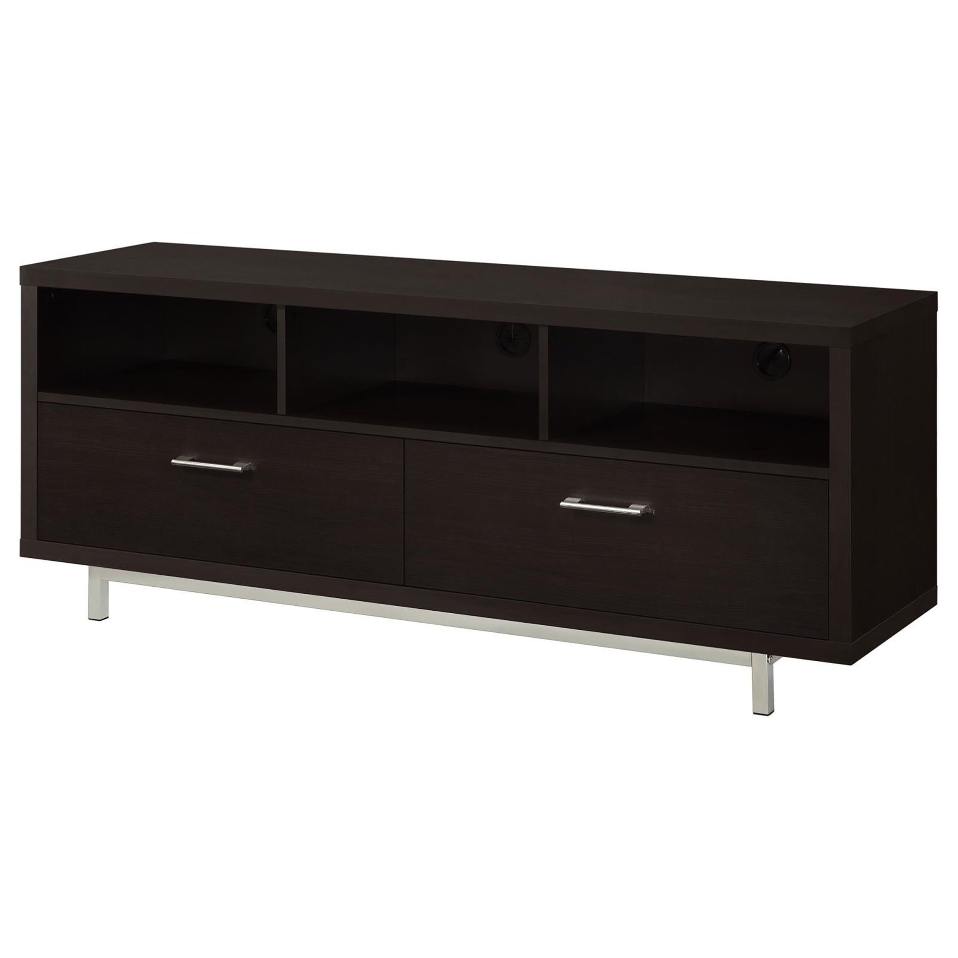 Cappuccino 60-inch Drawer Storage TV Console