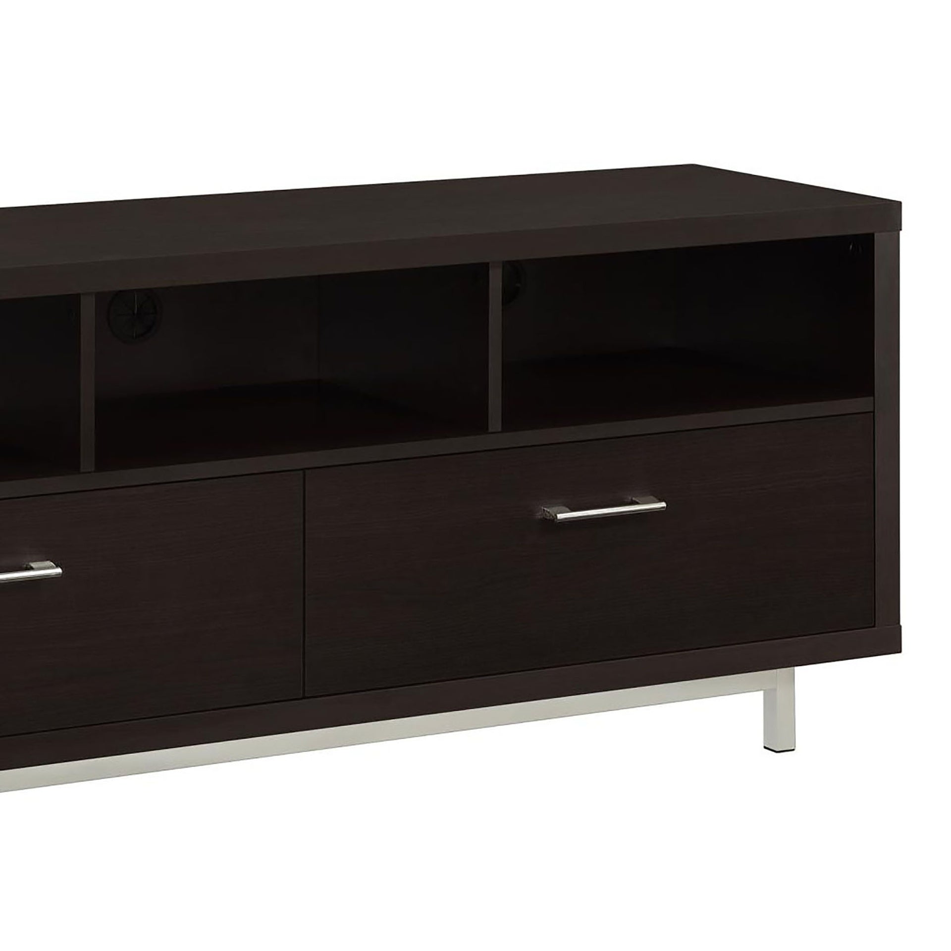 Cappuccino 60-inch Drawer Storage TV Console