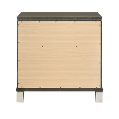 Dark Champagne 2-drawer Nightstand
