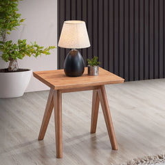 Casual Stylish Natural Finish Accent End Table 1pc Mid-Century Modern Home Furniture