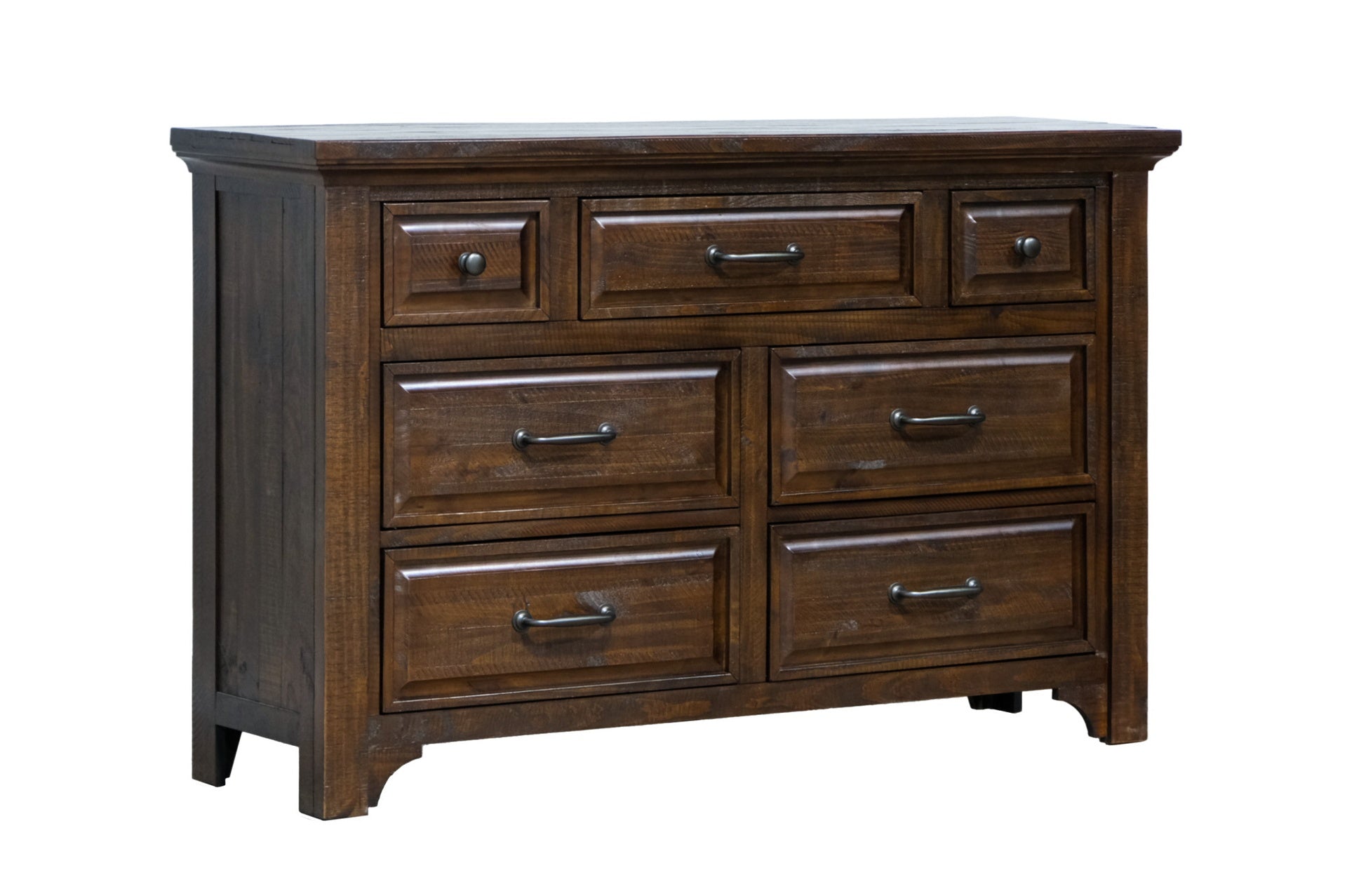 Brown 7-Drawer Dresser