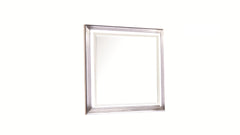 Desire Mirror – LED-Lit Frame with Metallic Trim and Generous Viewing Surface for a Sophisticated and Functional Bedroom Accent (INCLUDES ONLY MIRROR)      same as G150109089  (NJ inventory)