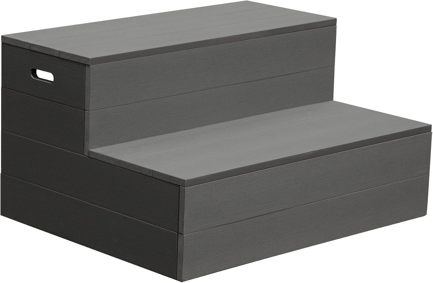 Hot Tub Steps, Universal Spa & Hot Tub Step, Heavy Duty Aluminum Spa Steps, Non-Slip Spa Stairs for Outdoor/Indoor, 600lbs Load Capacity (Gray)