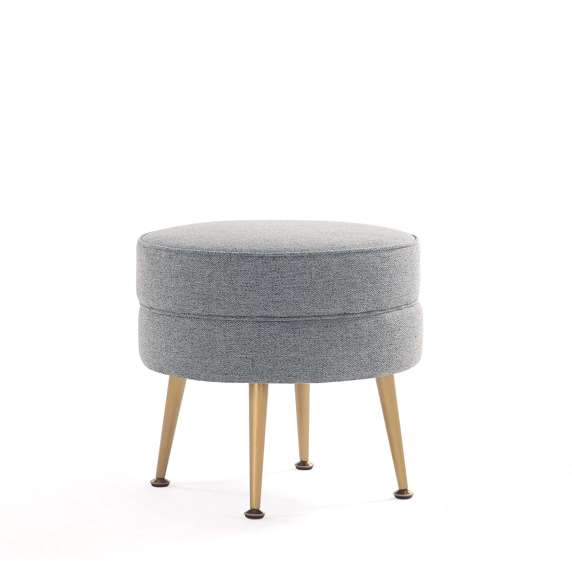 Accent Ottoman in Gray