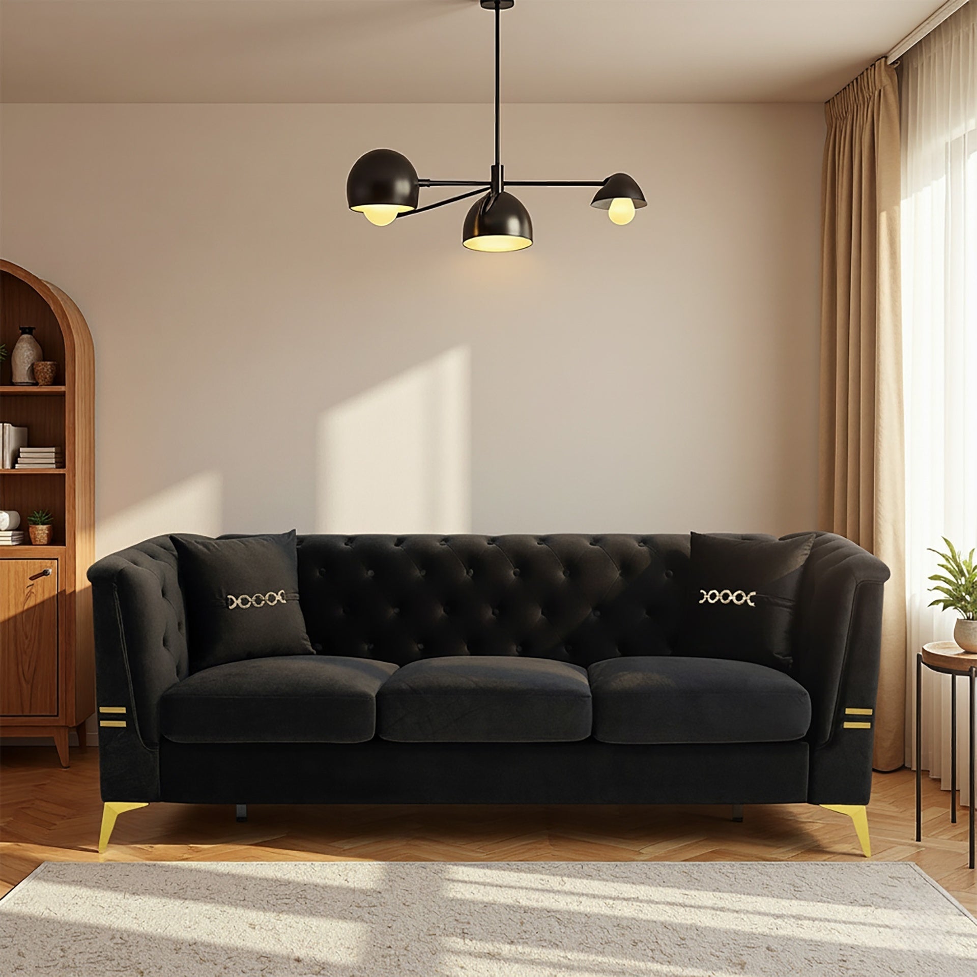 FX-P83-BK4 (SOFA WITH 2 PILLOWS) same as W576S00217/FX-P83-BK3