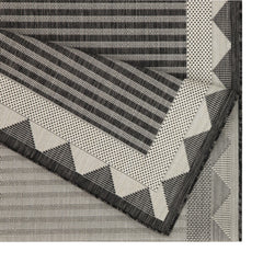Sunshine GC_HAR2014 Anthracite 2 ft. 7 in. x 7 ft. 3 in. Indoor/Outdoor Area Rug