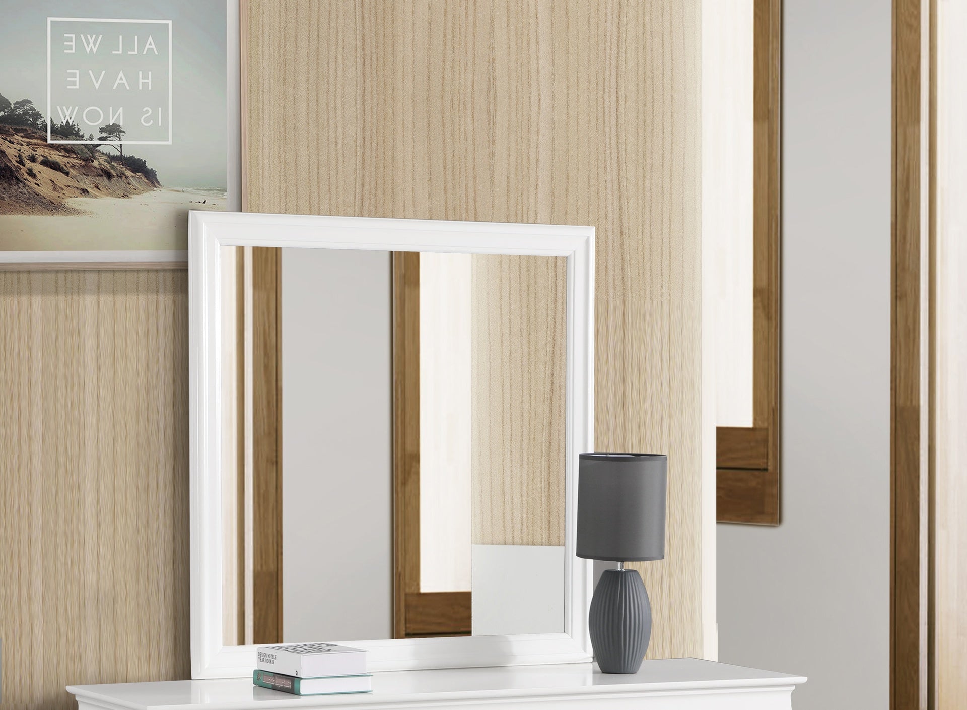 Louis Phillipe G3190-M Mirror , White