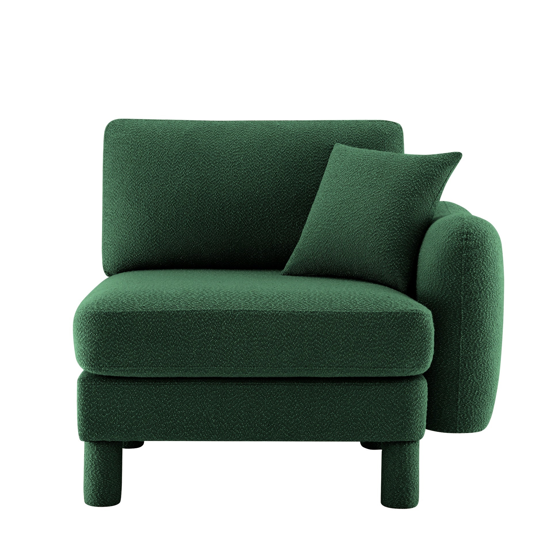 Lucas RSF sofa W/Pillow Polyester -Green
