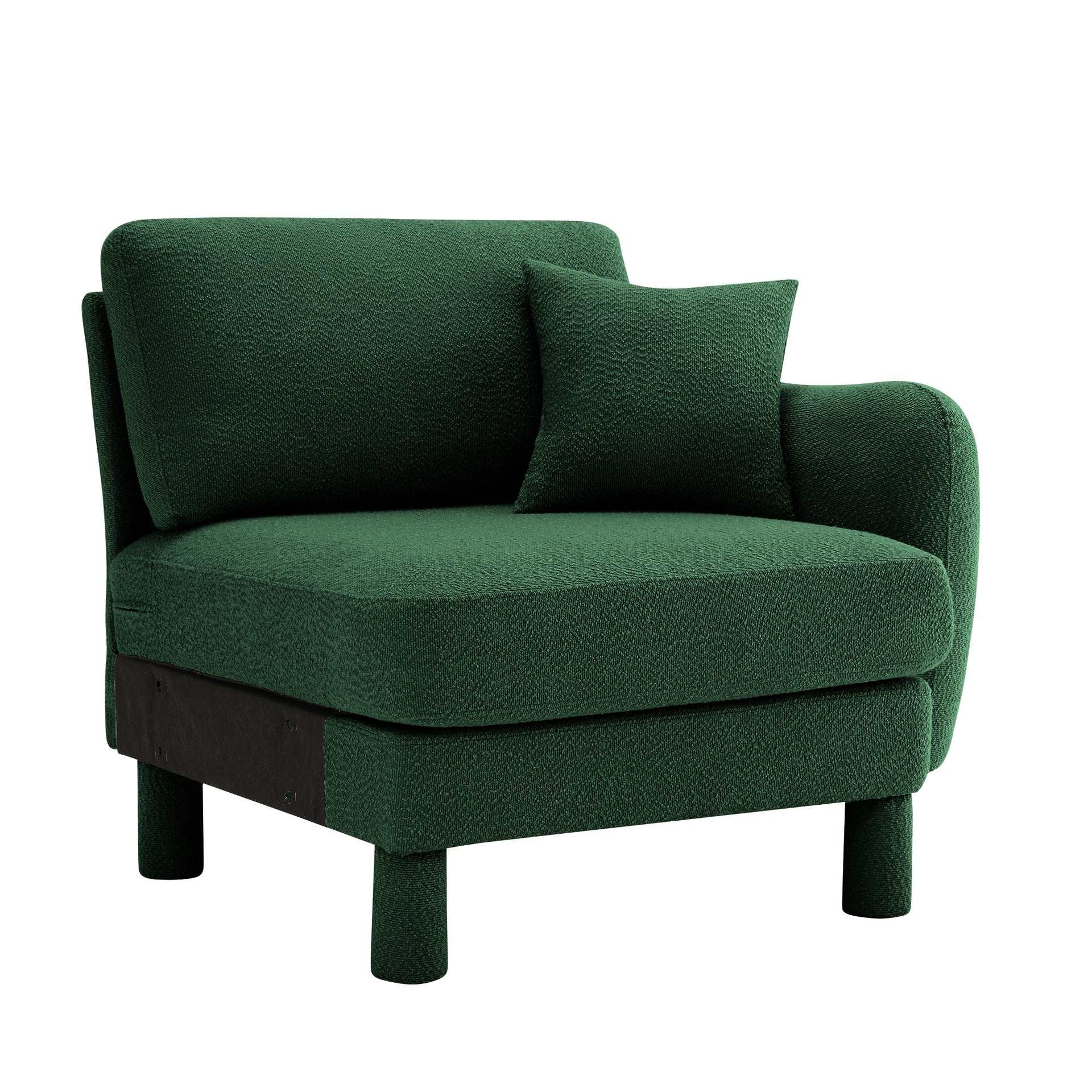 Lucas RSF sofa W/Pillow Polyester -Green
