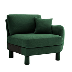 Lucas RSF sofa W/Pillow Polyester -Green