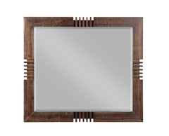 Andria Reclaimed Oak Finish Mirror
