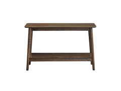 Lamonte Walnut Sofa Table w/Shelf