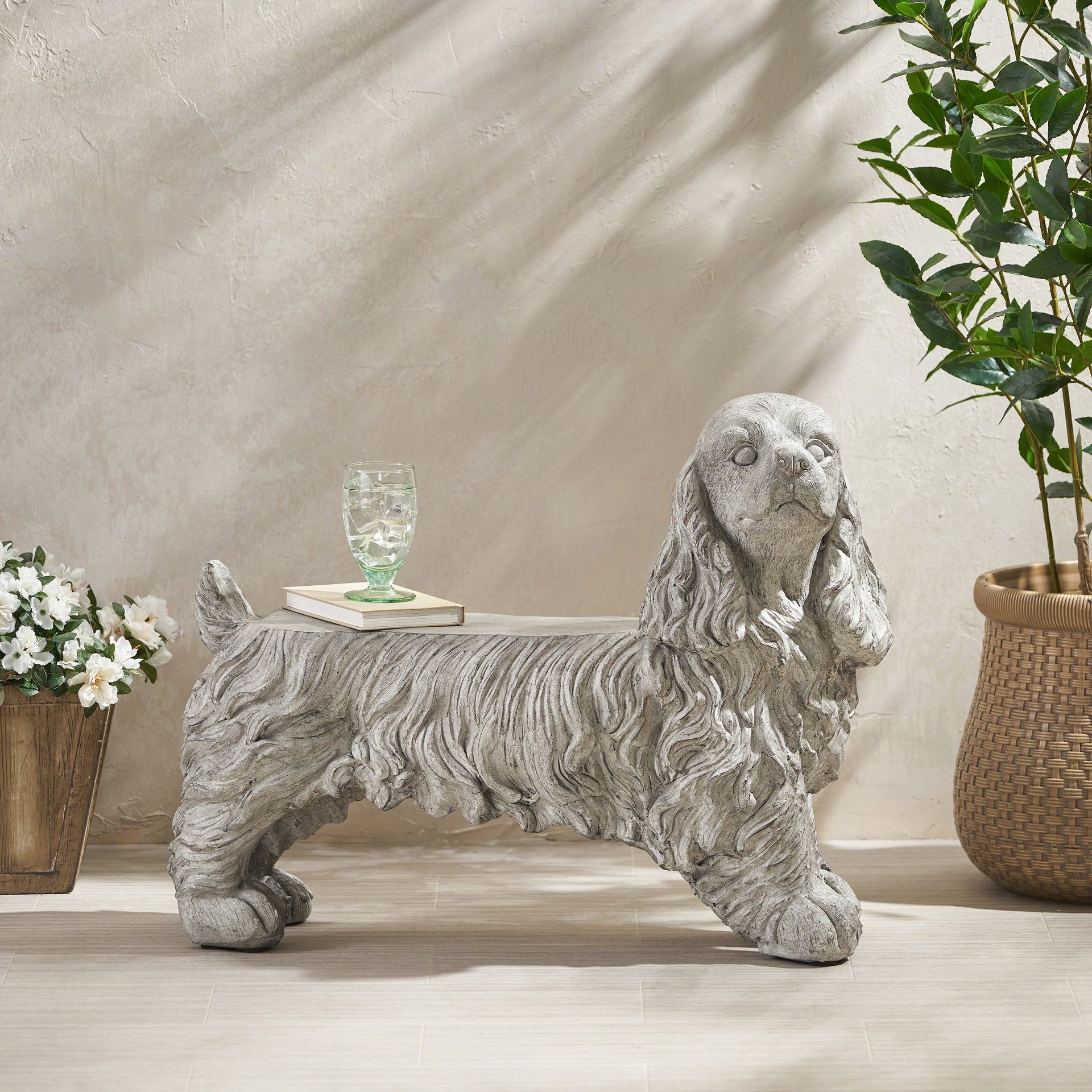 COCKER SPANIEL DOG STATUE