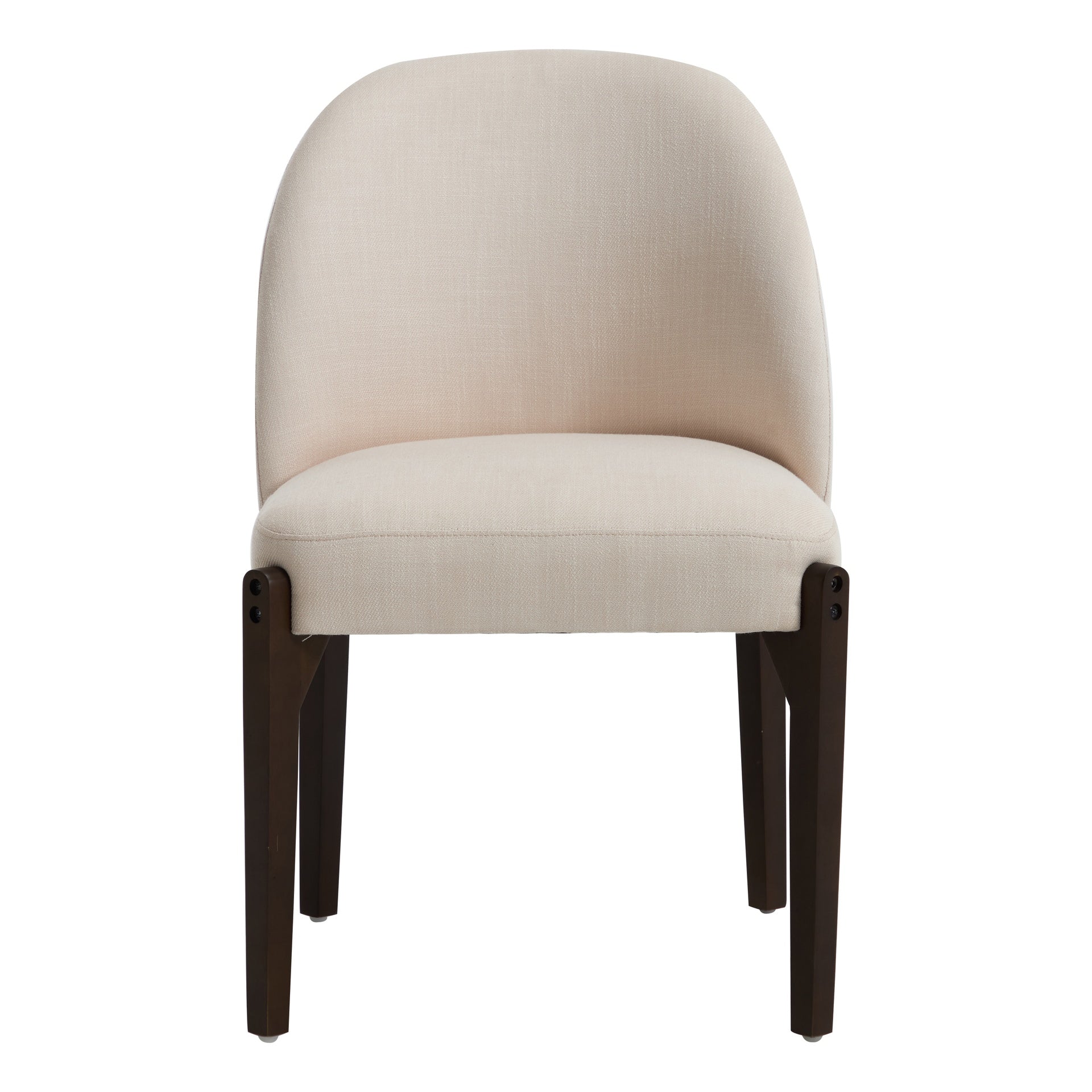 Wooden Dining Chairs Set of 2, Modern Fabric Upholstered Dining Room Chair Kitchen Chairs, Farmhouse Dinner Chair for Kitchen Dining Room