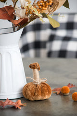 4x5.5" Sm Pumpkin Ornament, Set of 6  for Holiday Harvest Festival Fall Festival & Thanksgiving