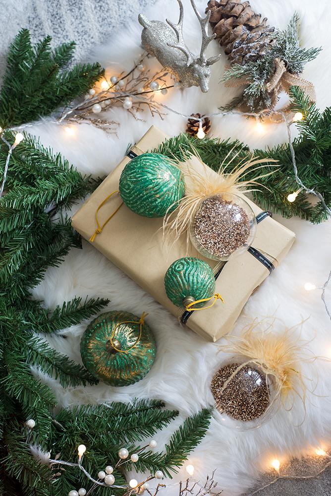 D3" Christmas Ball Ornaments, Glass Decorative Hanging Ball Christmas Tree Ornaments for Holiday Party Decorations, Set of 12