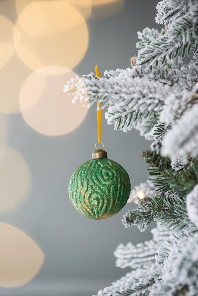 D3" Christmas Ball Ornaments, Glass Decorative Hanging Ball Christmas Tree Ornaments for Holiday Party Decorations, Set of 12